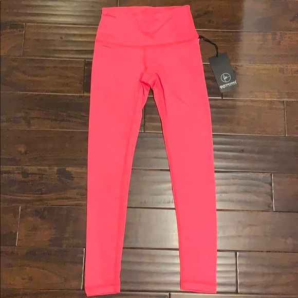 90 Degree By Reflex Pants - NWT Bright Pink heathered leggings